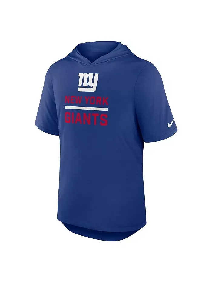 Мужская толстовка-футболка Royal New York Giants Lockup Tri-Blend Nike — изображение 2 из 3