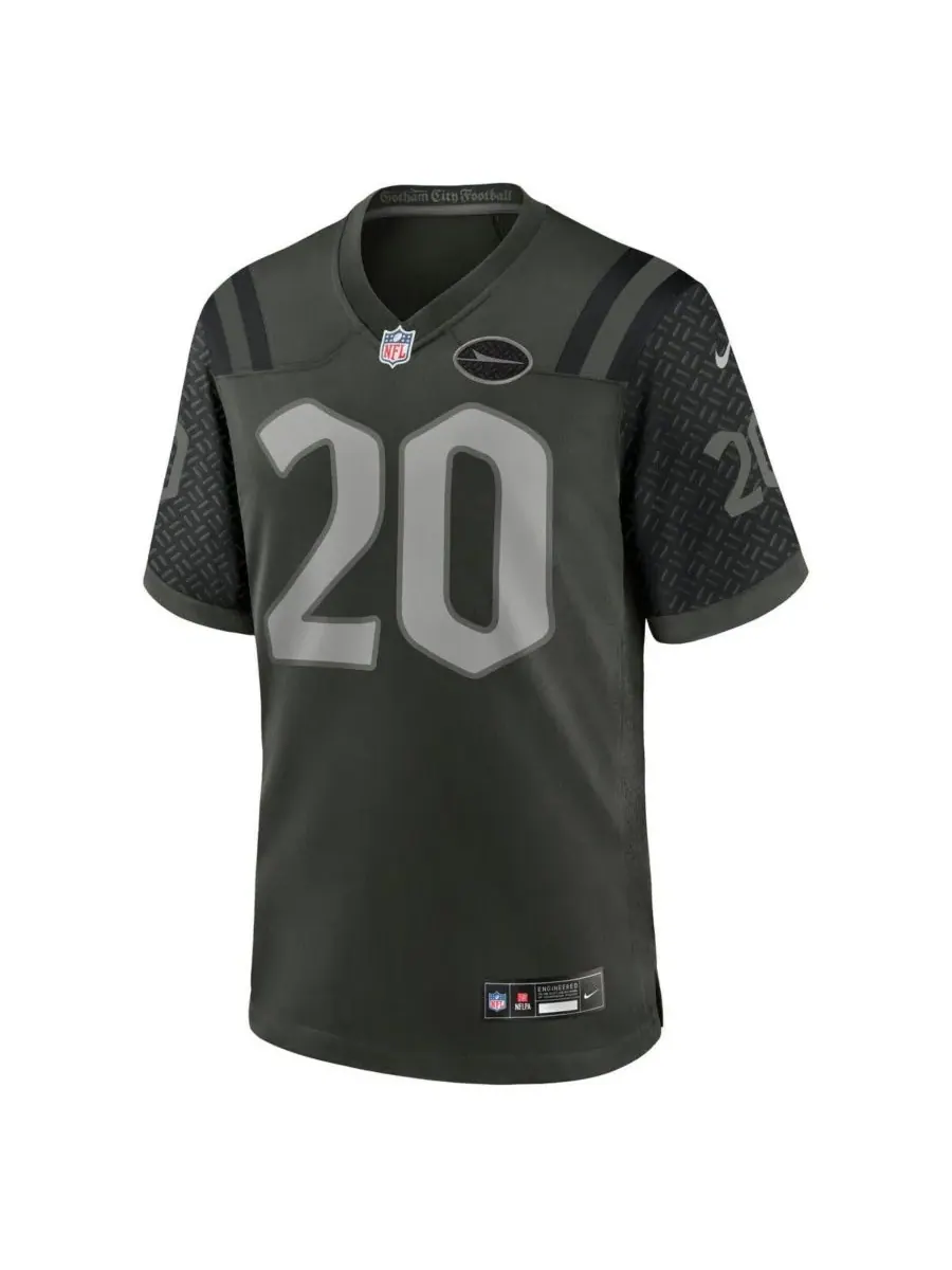 Nike Мужская игровая футболка Breece Hall Gotham Green New York Jets из коллекции Rivalries 2025 — изображение 2 из 3