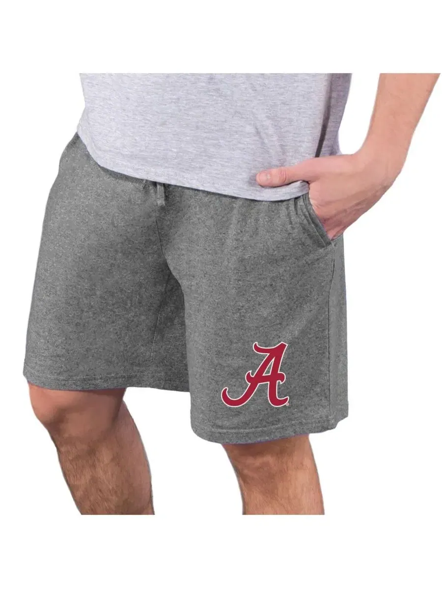 Мужские вязаные шорты Alabama Crimson Tide Quest цвета угольно-серого Concepts Sport — изображение 1 из 1, темно-серый
