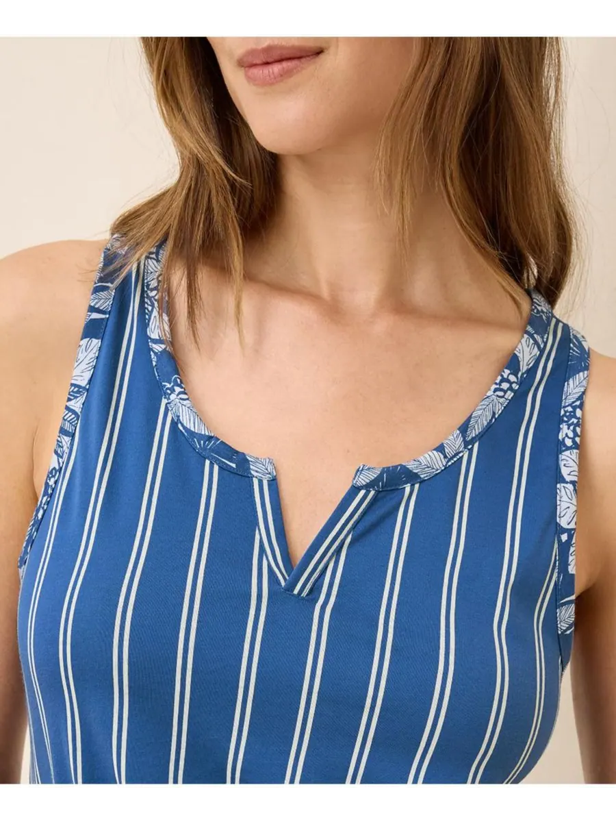 Майка для сна из органического хлопка для отдыха дома Pact, Isle stripes — изображение 3 из 3