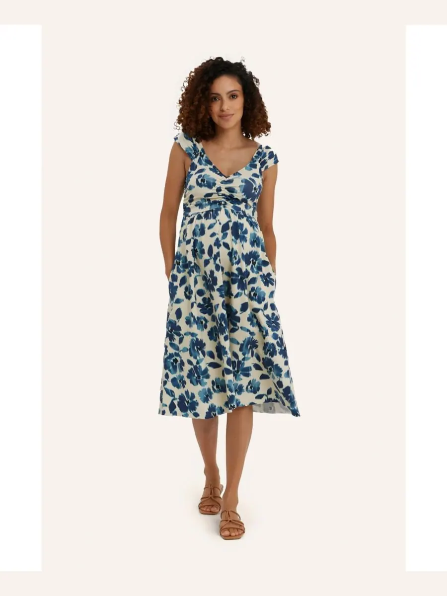 Платье для беременных Cheri NOM Maternity, Ikat floral — изображение 1 из 3