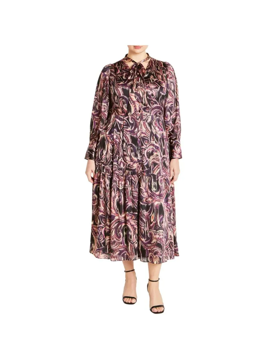 Макси-платье Сюзанн больших размеров CITY CHIC, Vintage paisley — изображение 1 из 5