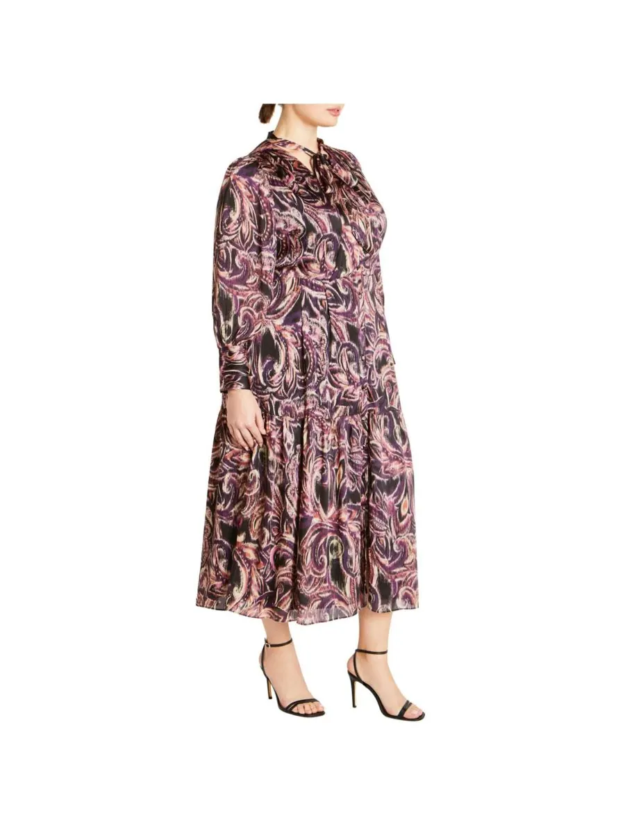 Макси-платье Сюзанн больших размеров CITY CHIC, Vintage paisley — изображение 2 из 5