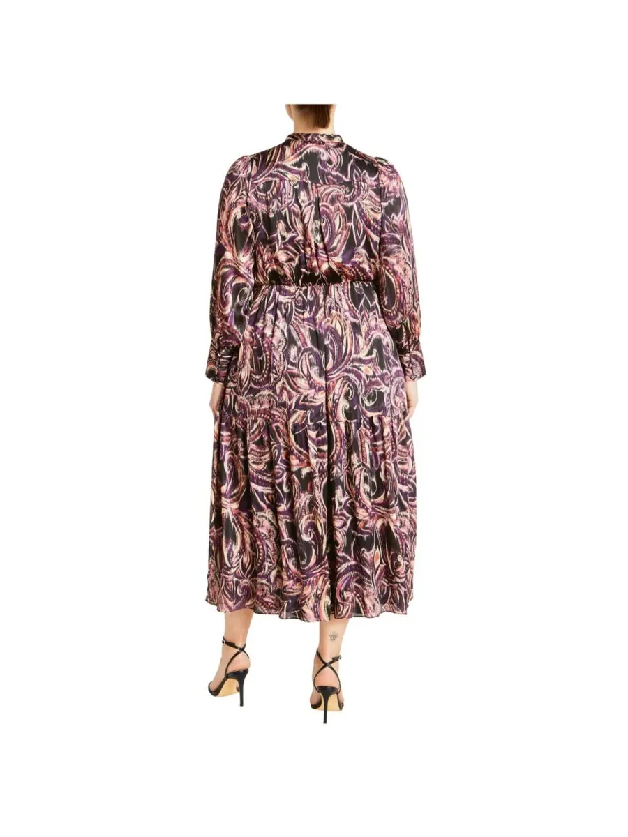 Макси-платье Сюзанн больших размеров CITY CHIC, Vintage paisley — изображение 3 из 5