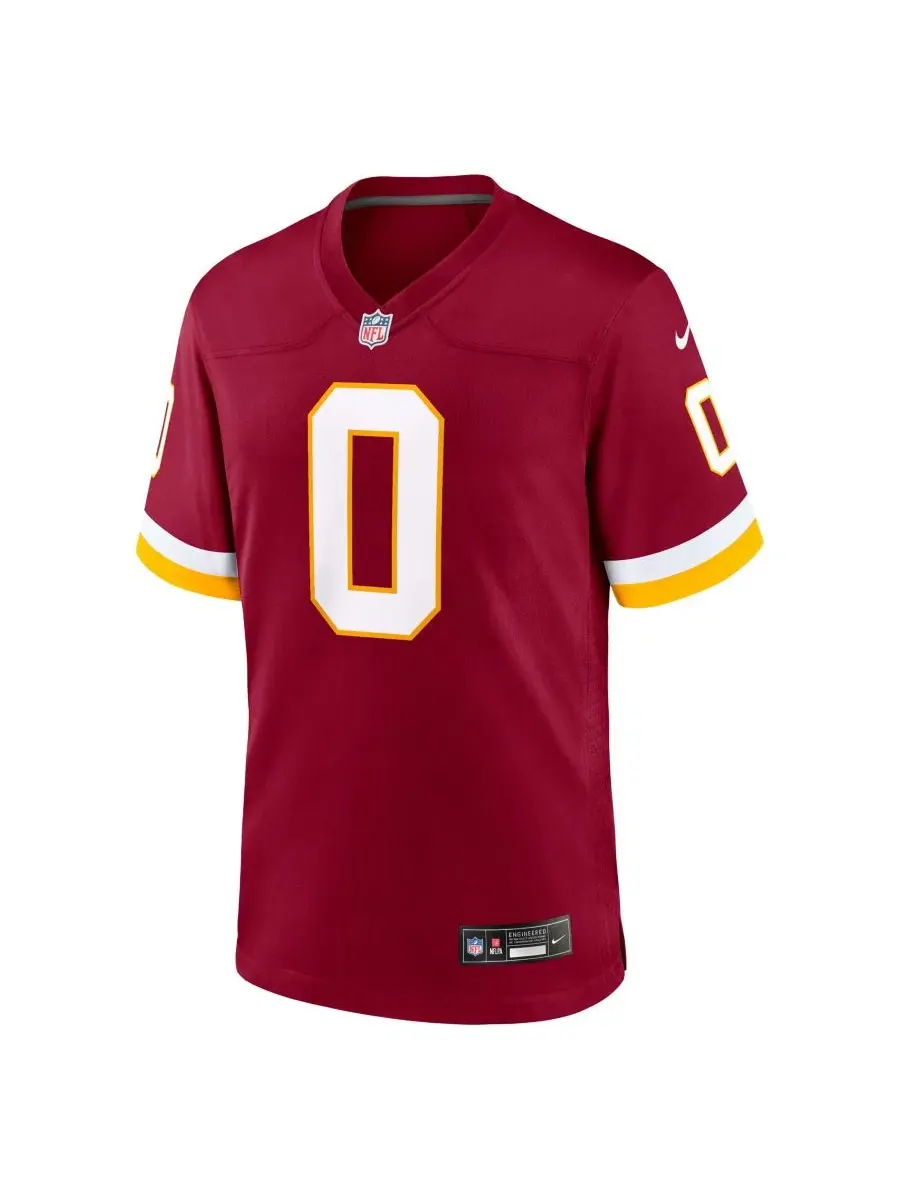 Футболка с коротким рукавом Mike Sainristil Washington Commanders Nike — изображение 2 из 5, бордовый