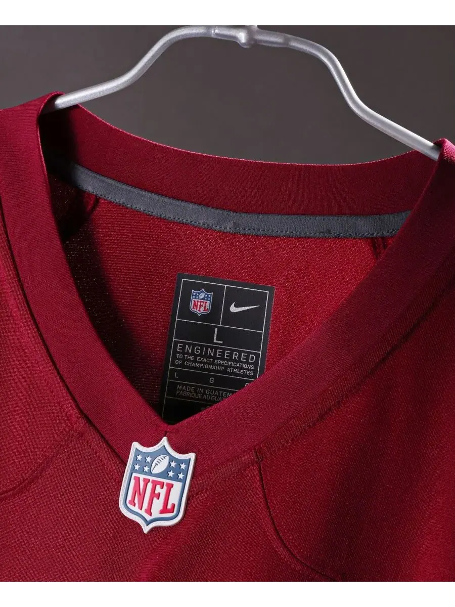 Футболка с коротким рукавом Mike Sainristil Washington Commanders Nike — изображение 4 из 5, бордовый