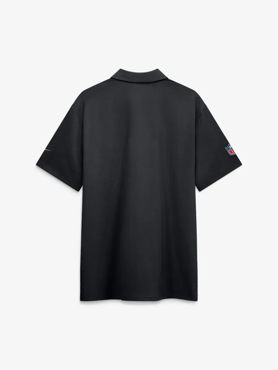 Мужская футболка-поло с коротким рукавом Sideline Tour Dri-FIT Nike — изображение 2 из 2, черный