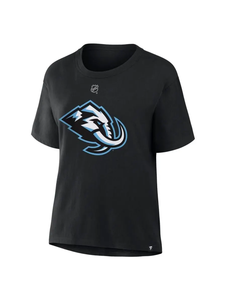 Футболка с длинным рукавом Logan Cooley Utah Mammoth Fanatics — изображение 3 из 3, черный