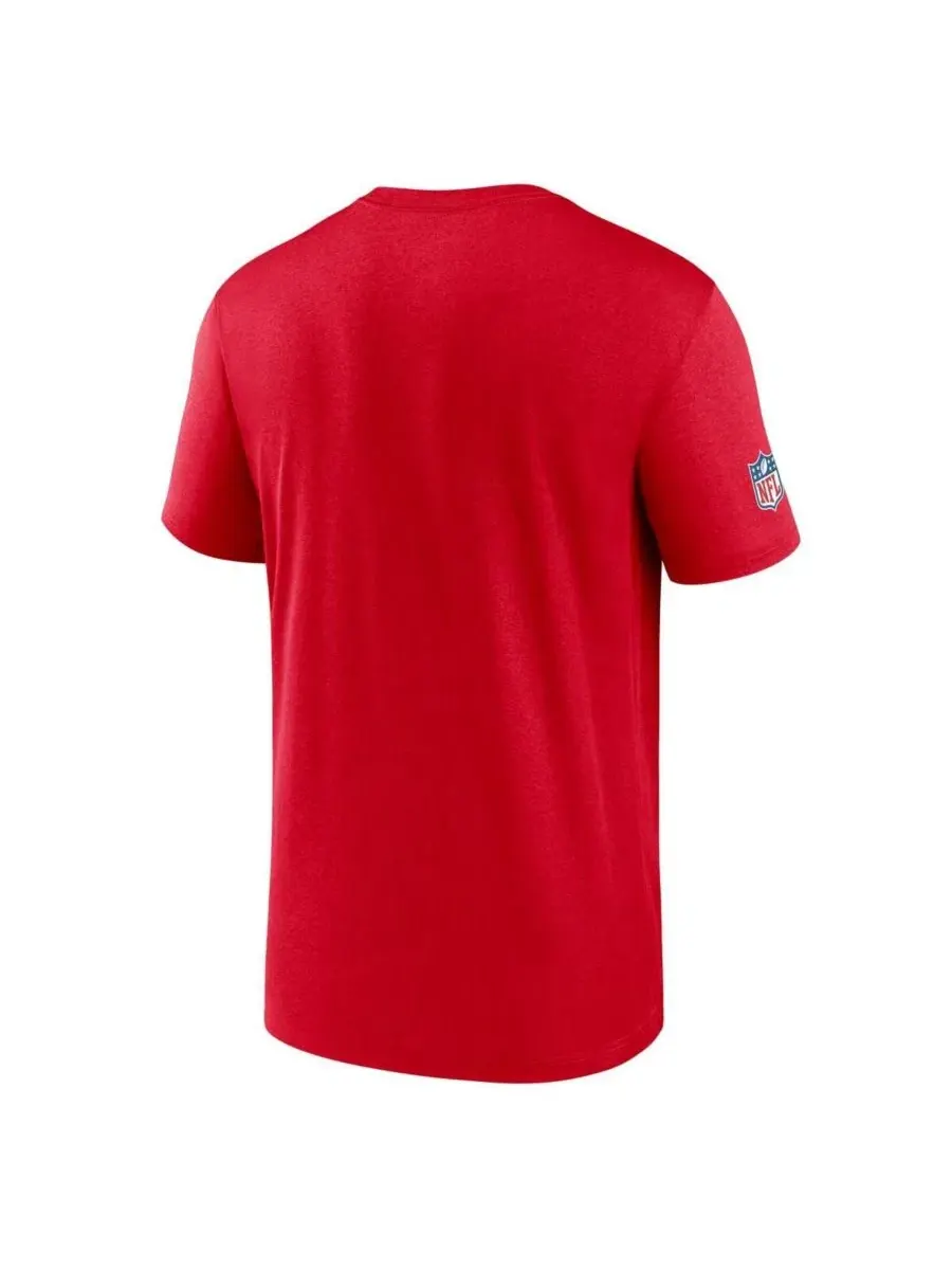 Футболка Nike Kansas City Chiefs с логотипом — изображение 3 из 3, красный