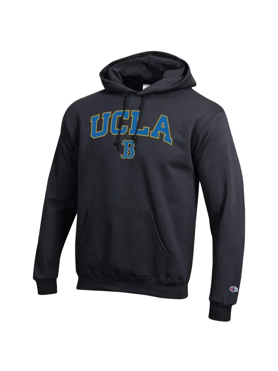 Толстовка с капюшоном UCLA Bruins Arch Over Logo Champion — изображение 2 из 3, черный