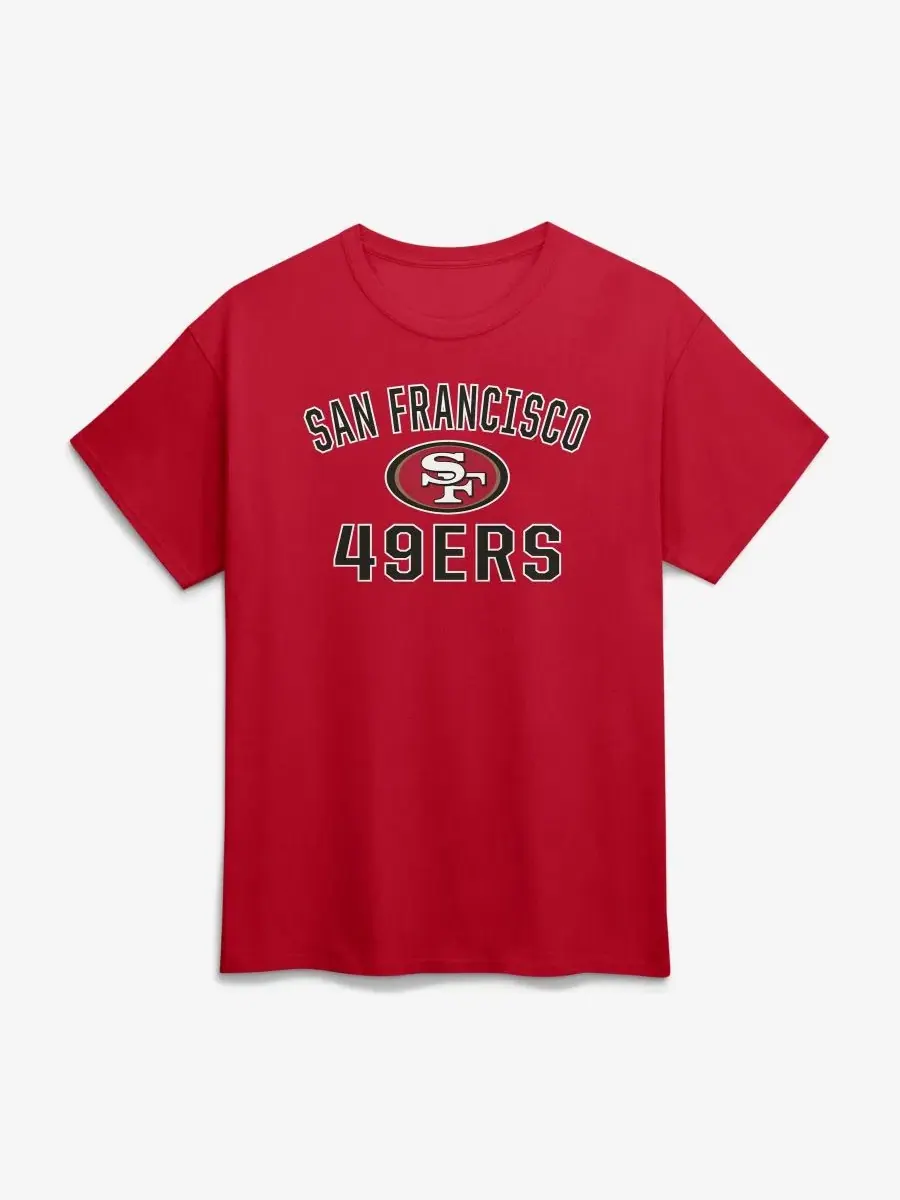 Футболка с длинным рукавом с принтом Victory Arch San Francisco 49ers Logo Athletic — изображение 1 из 4, красный
