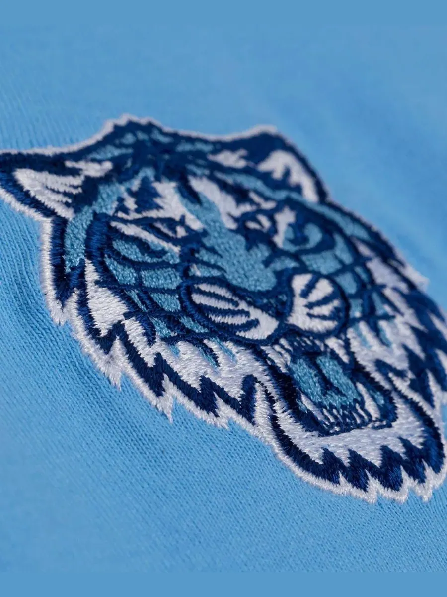 Футболка с вышитым логотипом Detroit Tigers Mitchell & Ness — изображение 5 из 5, светлый синий