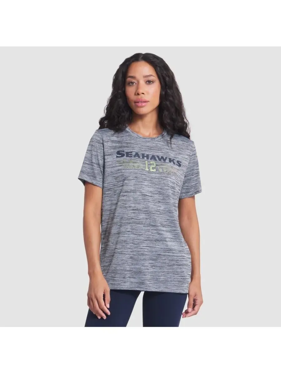 Nike Женская футболка Wolf Gray Seattle Seahawks 2025 Rivalries Collection Sideline Velocity Dri-FIT — изображение 1 из 5
