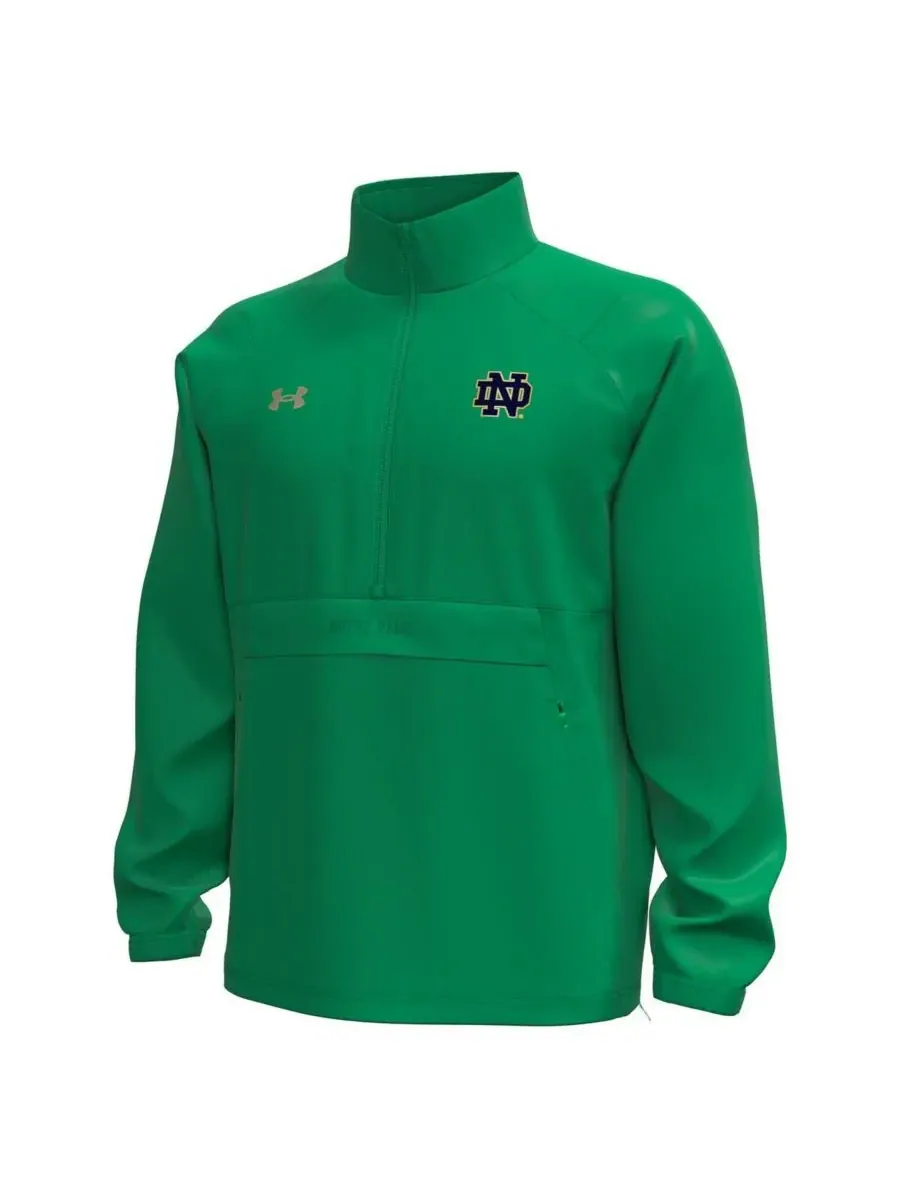 Under Armour Мужская зеленая тканая куртка-анорак Notre Dame Fighting Irish Unstoppable Storm Tech — изображение 2 из 3