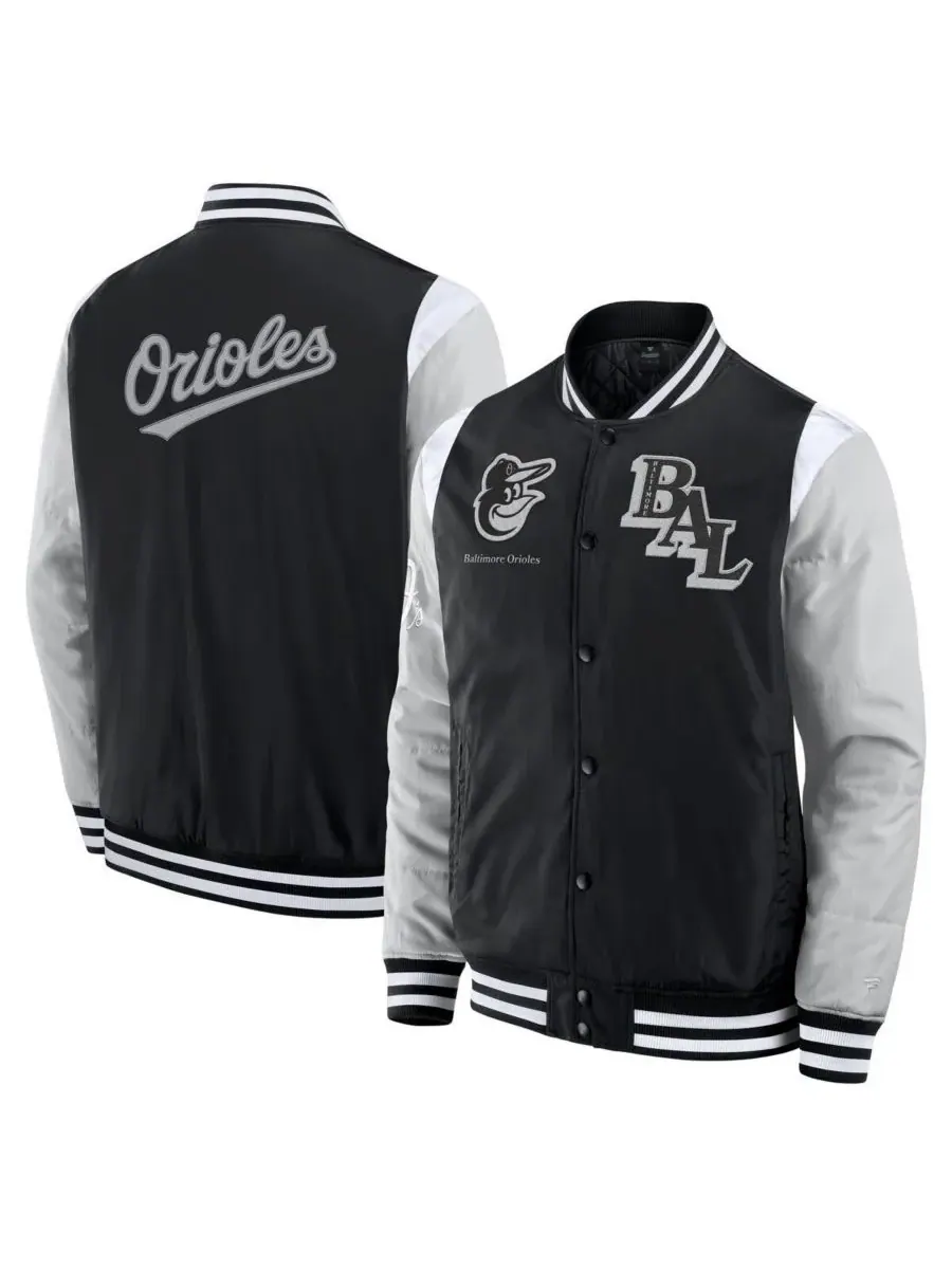 Fanatics Мужская черная куртка Baltimore Orioles Elements Elite с застежкой на кнопках — изображение 1 из 4, черный