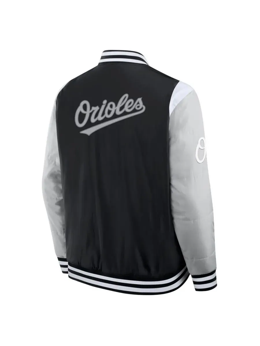 Fanatics Мужская черная куртка Baltimore Orioles Elements Elite с застежкой на кнопках — изображение 4 из 4, черный