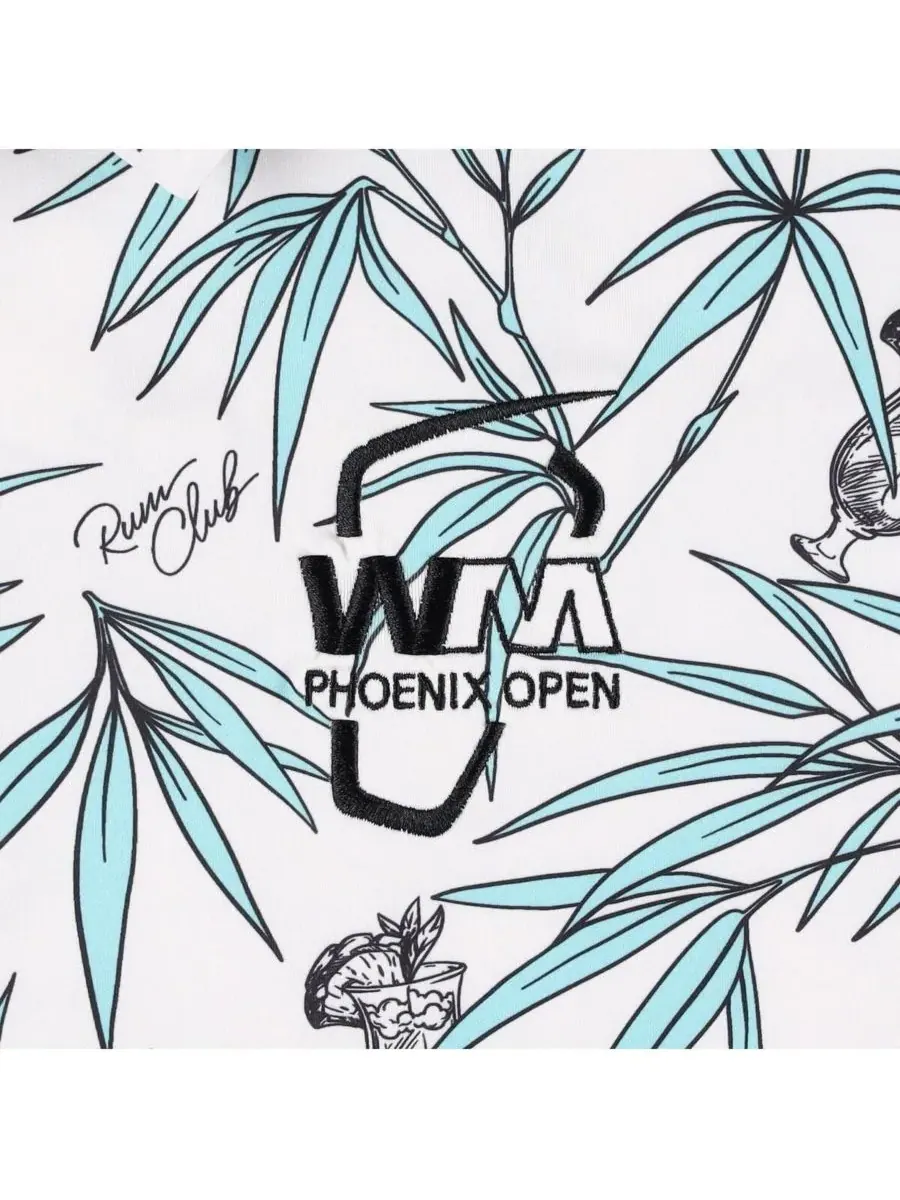 Flomotion Мужская белая рубашка поло WM Phoenix Open Rum Club — изображение 3 из 4, белый