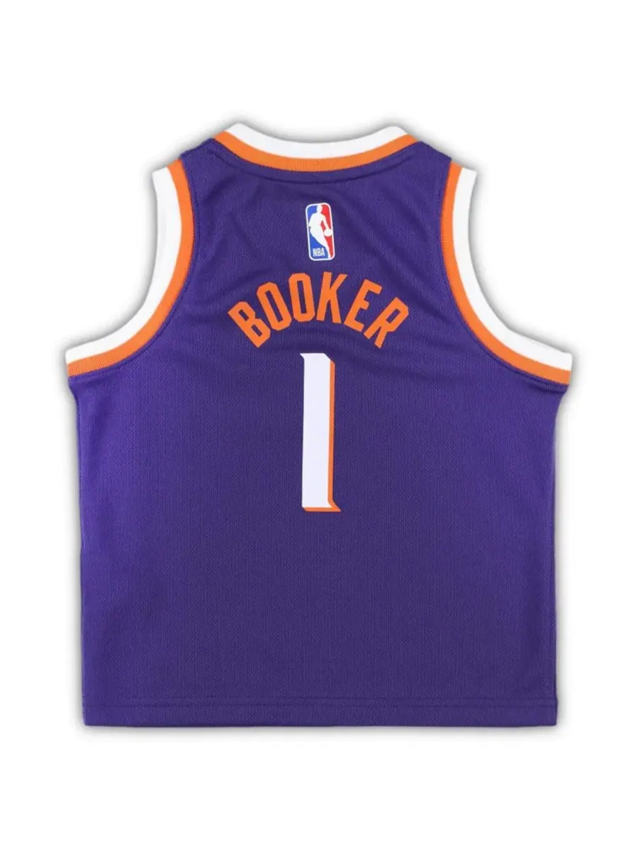Nike Детская фиолетовая майка Девина Букера из команды Phoenix Suns Swingman Player - Icon Edition — изображение 3 из 3