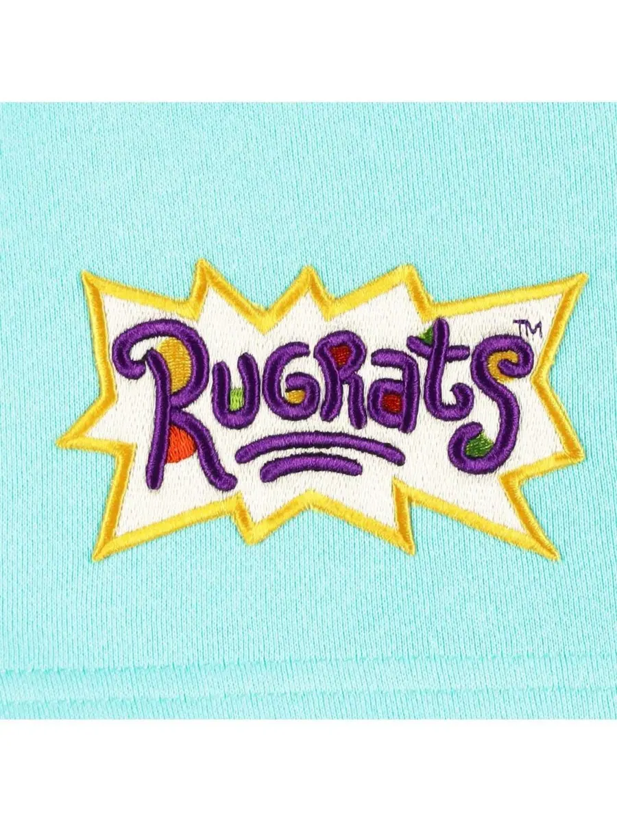 Freeze Max Мужские мятные шорты с изображением персонажей мультфильма "Rugrats" — изображение 4 из 4, мята