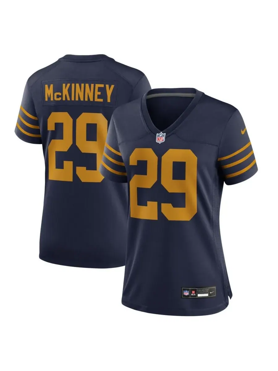 Nike Женская темно-синяя игровая майка Ксавье МакКинни команды Green Bay Packers, классическая — изображение 1 из 3