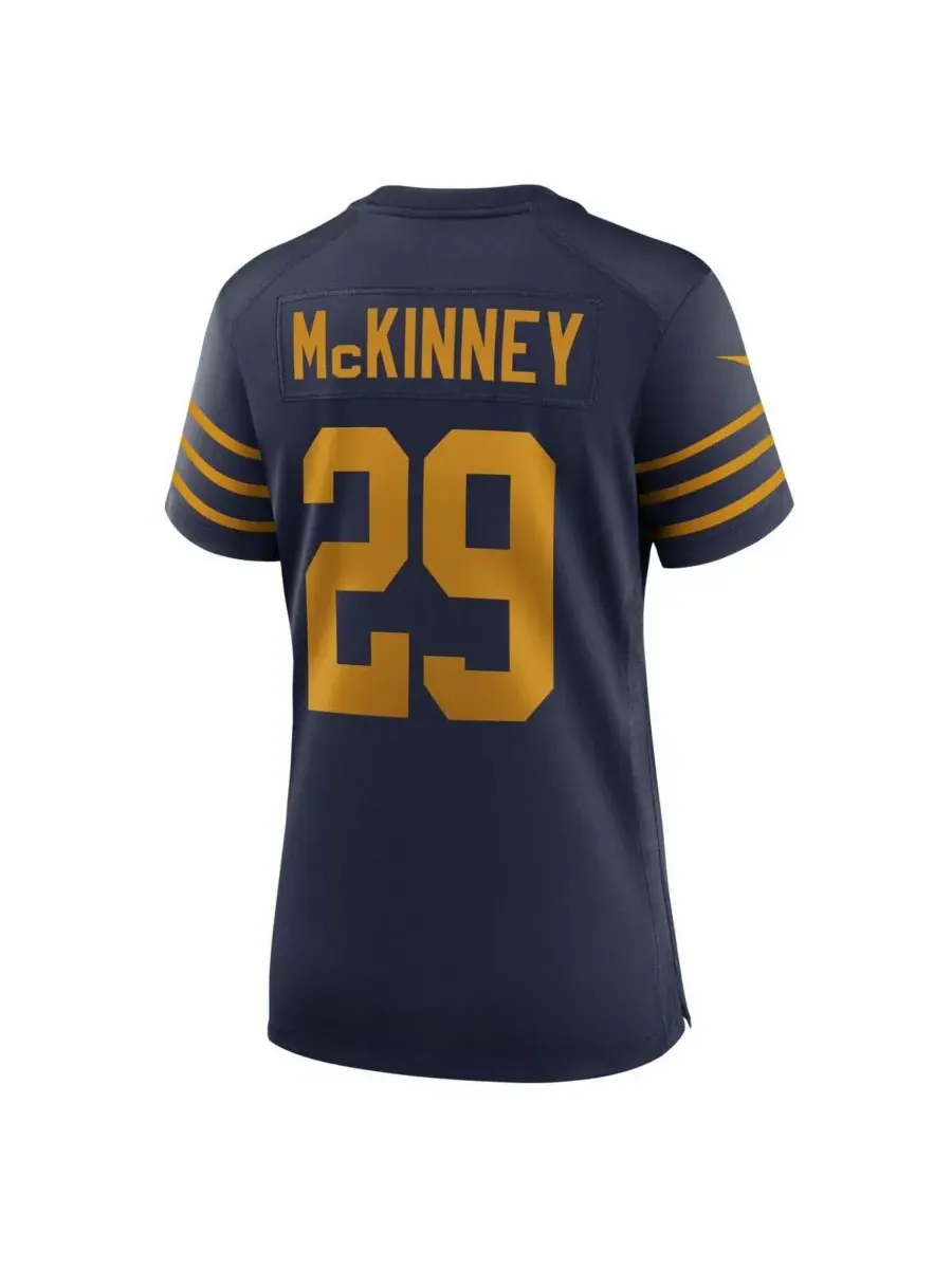 Nike Женская темно-синяя игровая майка Ксавье МакКинни команды Green Bay Packers, классическая — изображение 3 из 3