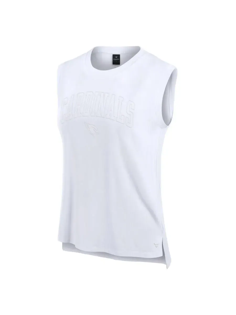 Fanatics Женская белая майка для спортзала Arizona Cardinals Studio Gym — изображение 2 из 3, белый