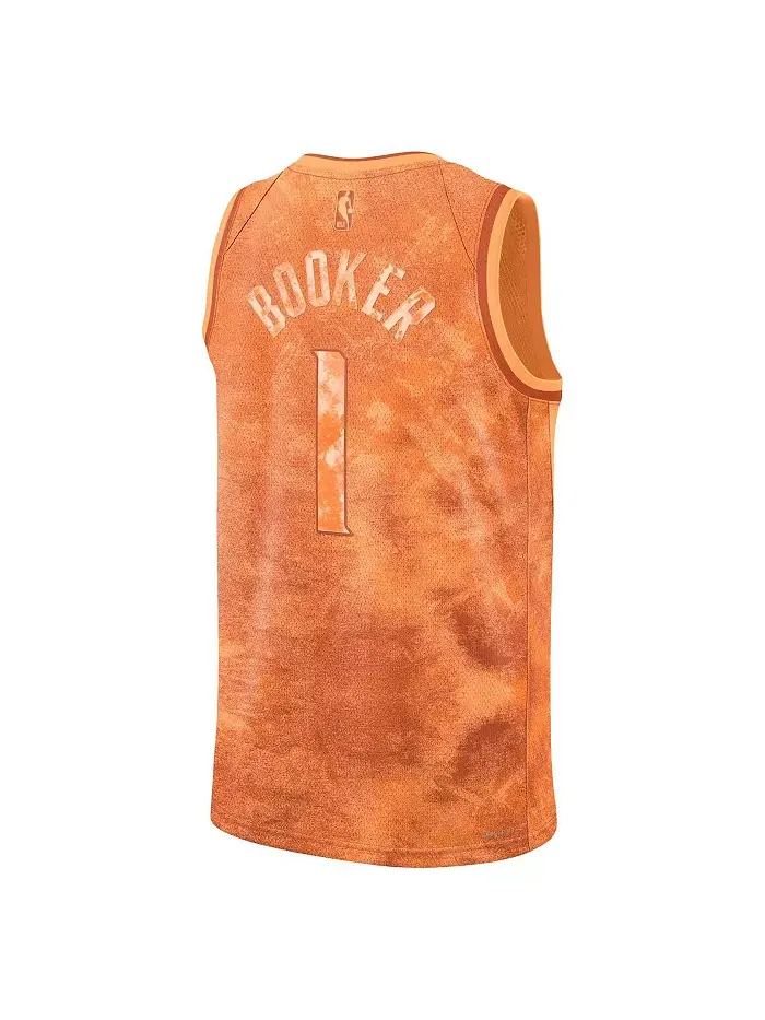 Мужская и женская баскетбольная майка Phoenix Suns Select Series Swingman Девена Букера в оранжевом — изображение 3 из 3