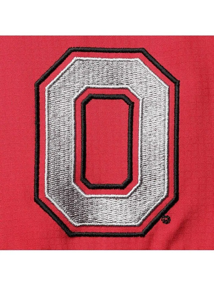 Мужская рубашка на пуговицах Scarlet Ohio State Buckeyes Big and Tall Tamiami Omni-Shade Columbia — изображение 4 из 4, алый