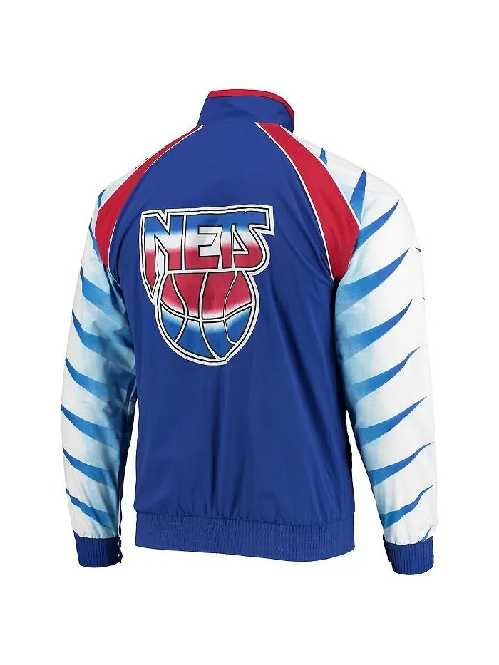 Мужская синяя куртка из Нью-Джерси Nets из твердой древесины, классическая подлинная утепленная — изображение 3 из 4, синий