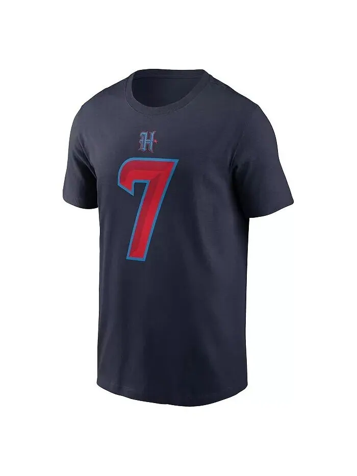 Мужская футболка CJ Stroud Navy Houston Texans с именем и номером Nike — изображение 3 из 3