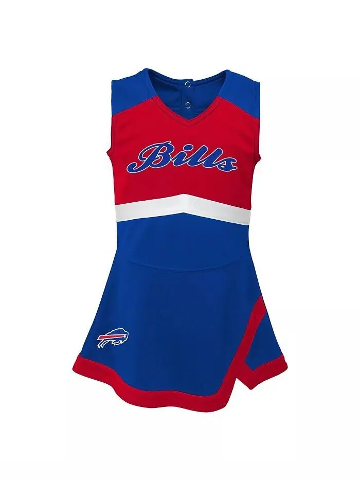 Платье для девочек-малышей Royal Buffalo Bills Cheer Captain с шароварами Outerstuff — изображение 2 из 4