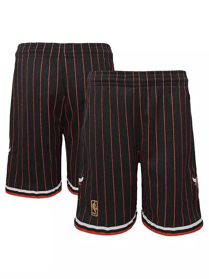 Шорты Big Boys Black Chicago Bulls Hardwood Classics Swingman Mitchell & Ness — изображение 1 из 4