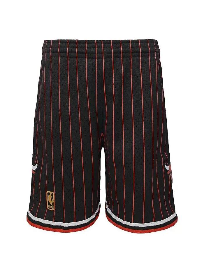 Шорты Big Boys Black Chicago Bulls Hardwood Classics Swingman Mitchell & Ness — изображение 3 из 4