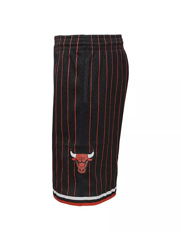 Шорты Big Boys Black Chicago Bulls Hardwood Classics Swingman Mitchell & Ness — изображение 4 из 4
