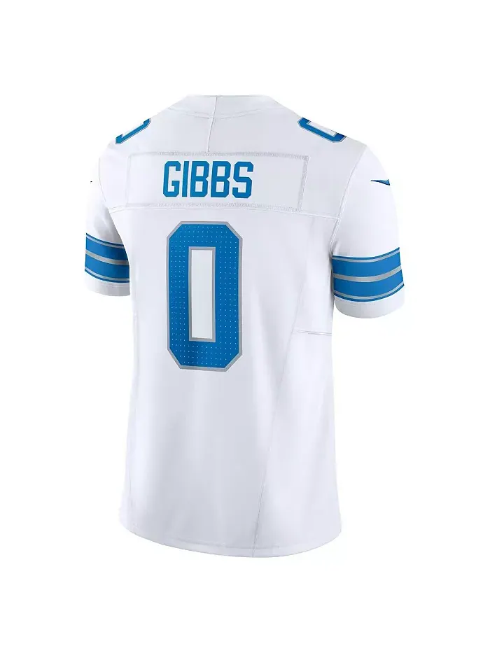 Мужская ограниченная джерси Detroit Lions Vapor F.U.S.E. Jahmyr Gibbs в белом цвете Nike — изображение 3 из 3