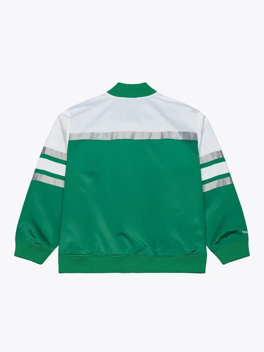 Куртка Mitchell & Ness с полной застежкой-молнией — изображение 2 из 4, зеленый