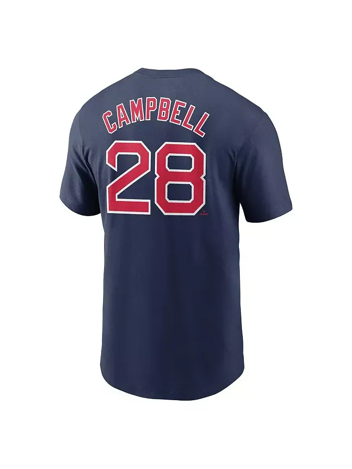 Мужская футболка Boston Red Sox с именем и номером Kristian Campbell, цвет navy, коллекция Fuse Nike — изображение 3 из 3