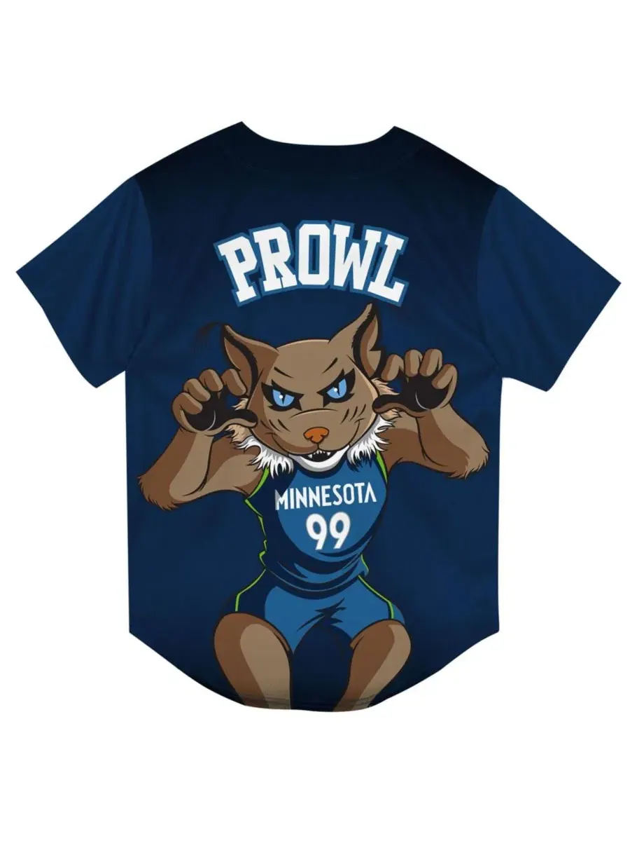 Футболка с сетчатой тканью Minnesota Lynx Mascot Friend Mesh Fashion Jersey Outerstuff — изображение 2 из 3, темно-синий