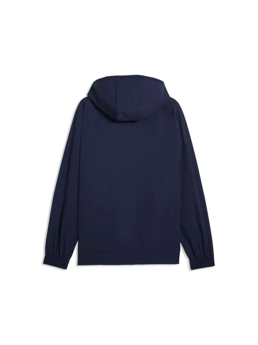 Ветрозащитная куртка с полноценной застежкой-молнией Puma Chivas Woven PUMATECH WindCELL — изображение 2 из 2, темно-синий