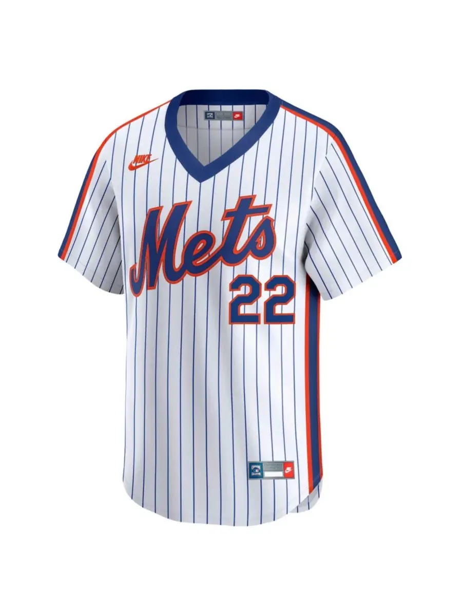 Мужская футболка Juan Soto White New York Mets Cooperstown Collection Limited 40th Anniversary — изображение 3 из 3, белый