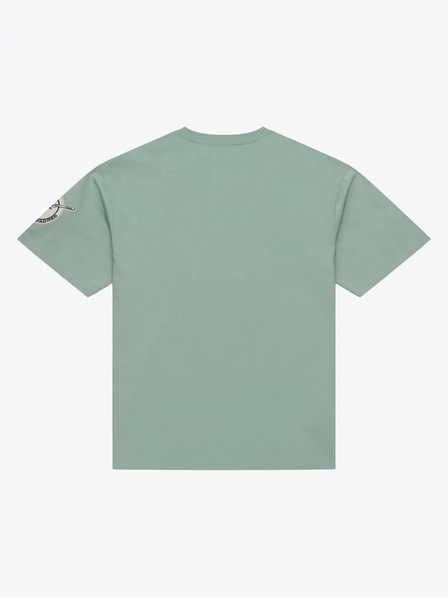 Футболка с вышивкой Yacht Rock Mitchell & Ness — изображение 2 из 2, зеленый
