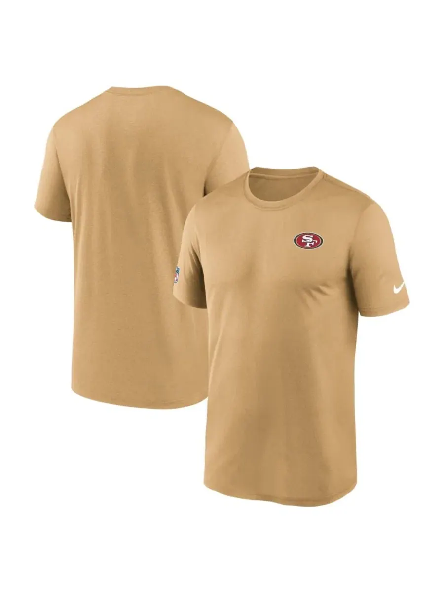 Футболка с технологией Dri-FIT с логотипом команды San Francisco 49ers Nike — изображение 1 из 3, золото