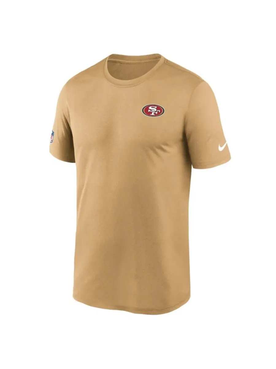 Футболка с технологией Dri-FIT с логотипом команды San Francisco 49ers Nike — изображение 2 из 3, золото