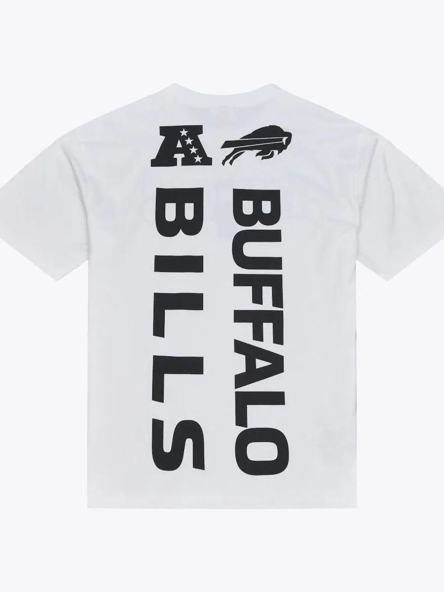 Футболка с принтом Monochrome Mitchell & Ness — изображение 5 из 5, белый