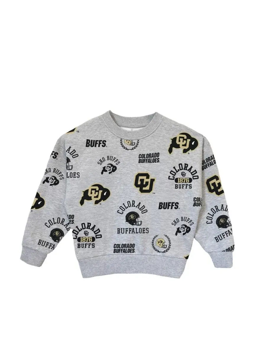Gameday Couture Толстовка-пуловер Big Girls Gray Colorado Buffaloes Always on Repeat — изображение 2 из 3, серый