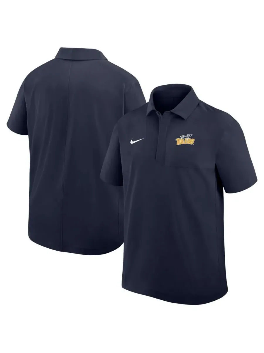Nike Мужская темно-синяя футболка-поло Toledo Rockets 2025 Sideline Dri-FIT — изображение 1 из 3, темно-синий