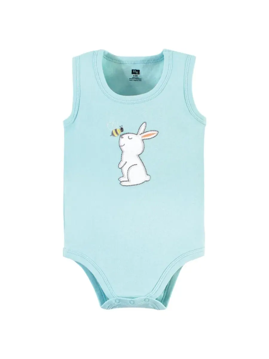 Набор из 5 боди без рукавов Hudson Baby, Bunny And Bee — изображение 3 из 7