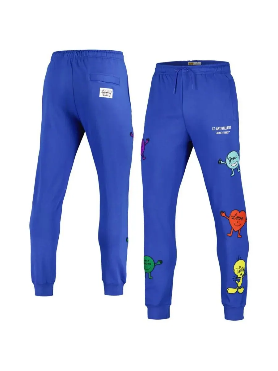 Мужские спортивные штаны Royal Looney Tunes Positive Energy Freeze Max — изображение 1 из 3, королевский