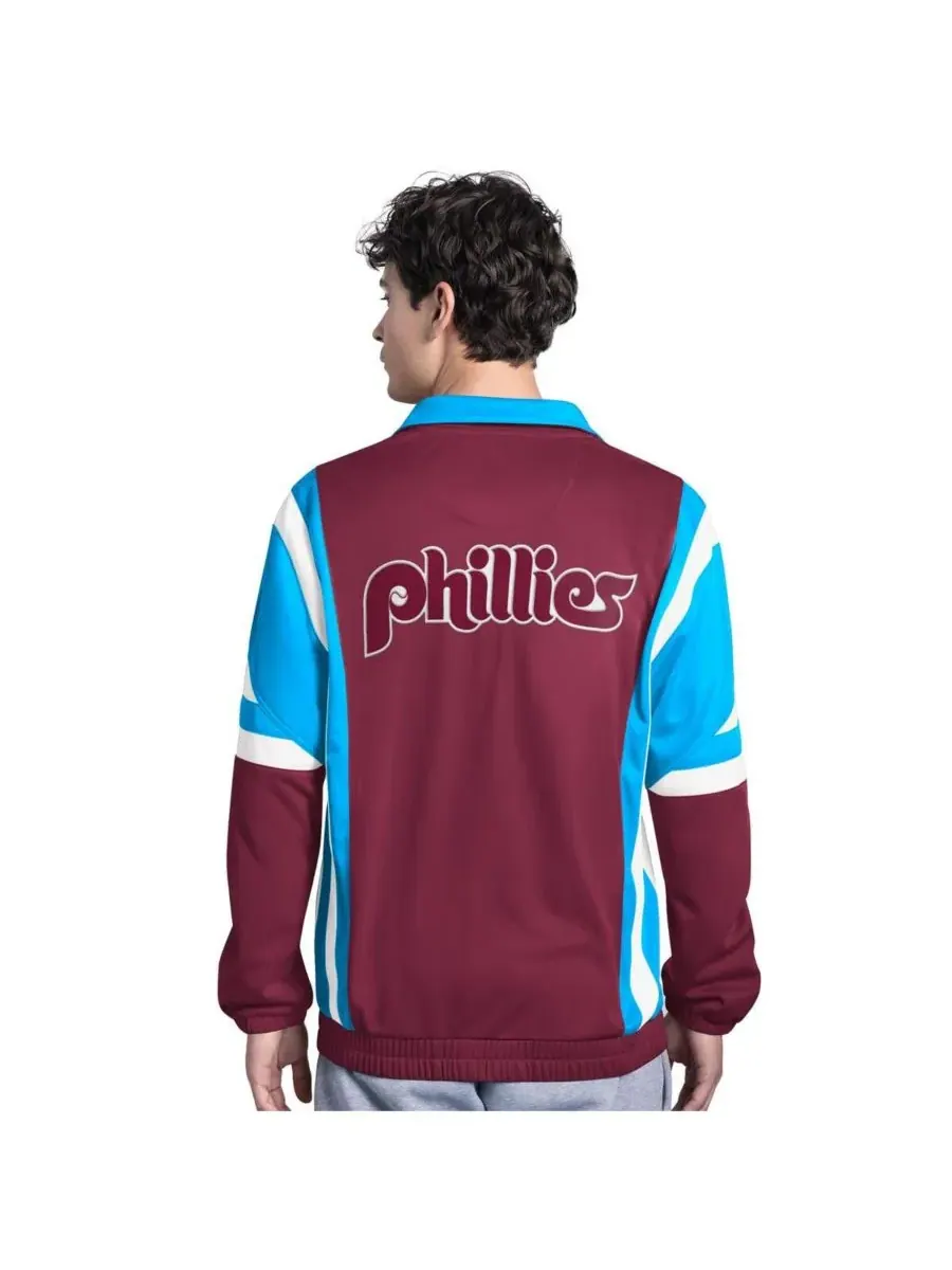 Starter Мужская спортивная куртка на молнии Philadelphia Phillies Contender Tricot — изображение 2 из 2