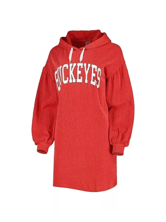 Женское винтажное платье три-смесового цвета Scarlet Ohio State Buckeyes Game Winner Gameday Couture — изображение 3 из 3